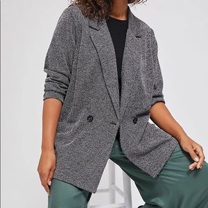 Anthropologie Daniel Rainn Knit Blazer in Grey
